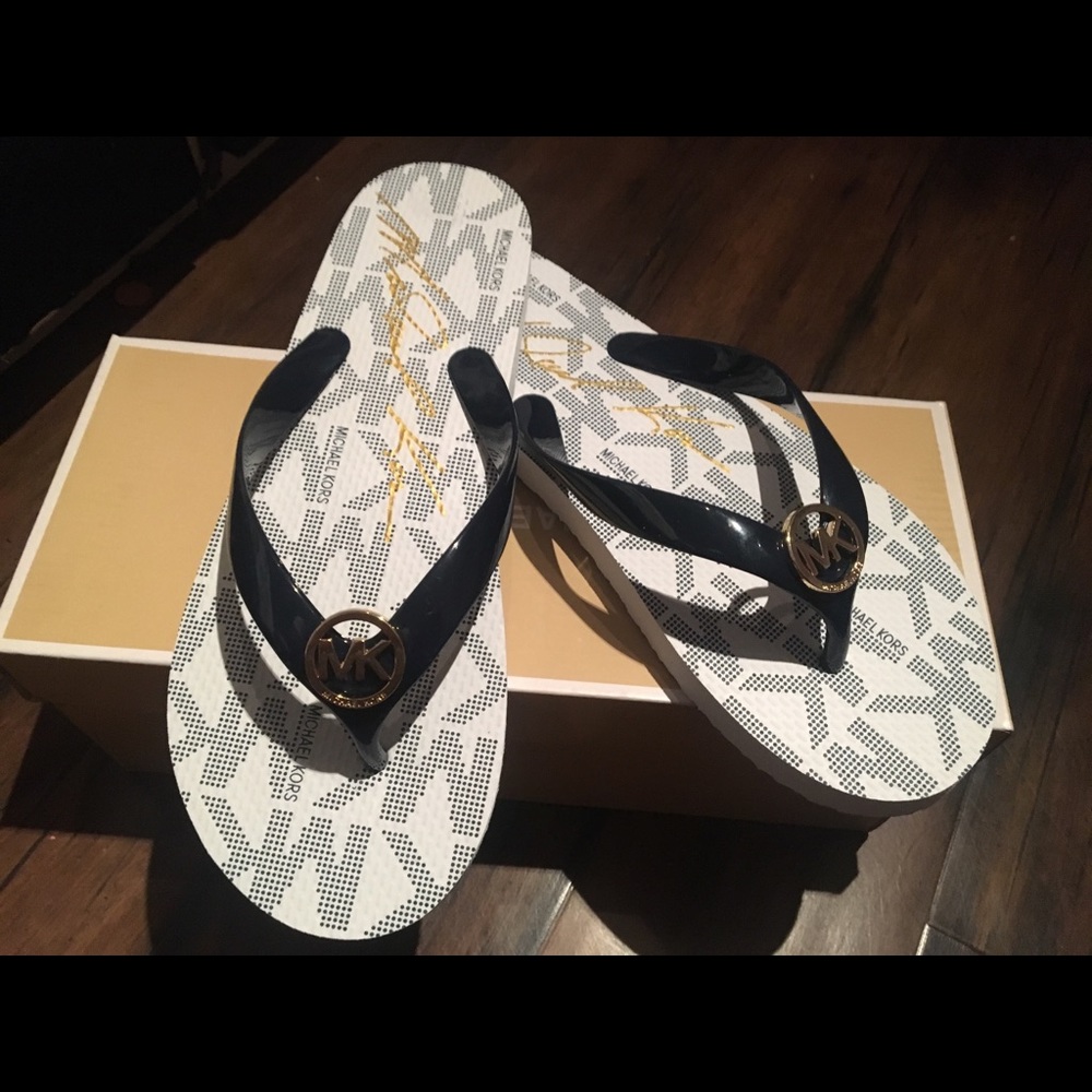 Michael Kors Flip Flops- Brand New !